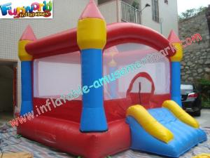 China Outdoor PVC Commercial Bouncy Castles With Slide , Inflatable Bouncer on sale
