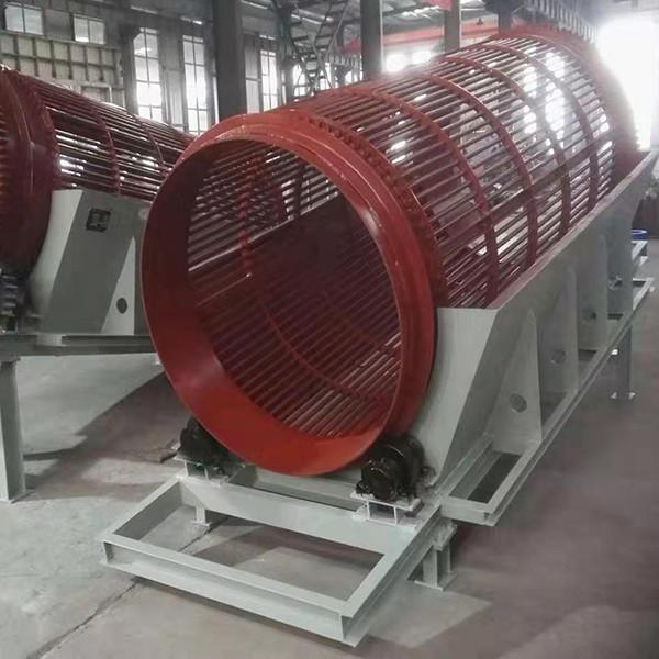 Cheap Large Output Rotary Screening Machine , Industrial Rotating Sieve Condition New for sale