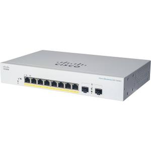 Compact 8 Port Gigabit Cisco Switch With SFP & Web Management CBS220-8T-E-2G