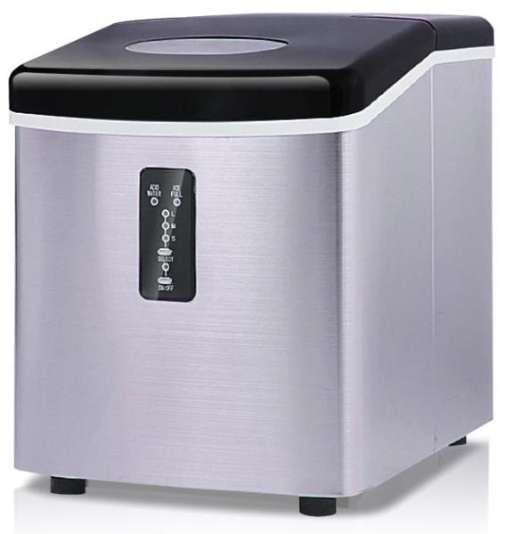 Cheap 15Kg Stainless Steel Low Power Low Noise Portable Countertop Mini Ice Maker Machine Air - Cooled Energy Efficient for sale