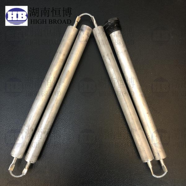 Cheap Ultra Flexible Segmented Sacrificial Anode Rod , Aluminum Zinc Anode Rods for sale