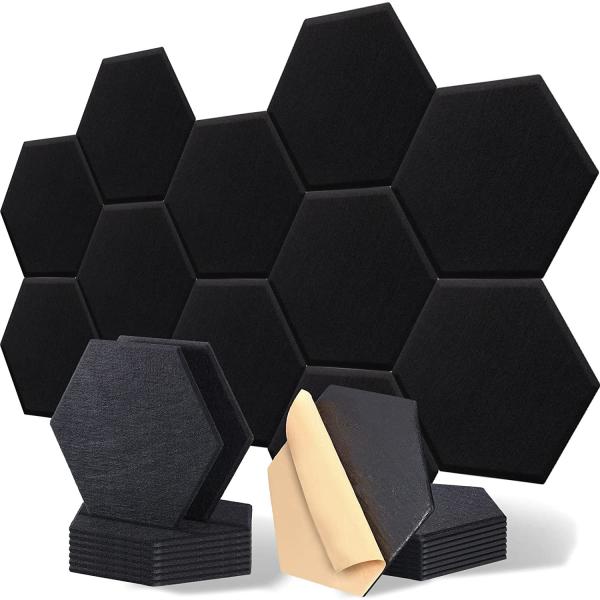 Cheap Self Adhesion Hexagon Sound Absorbing Acoustic Panel Restaurant for sale