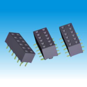 China H 4.5 Dual Row Female Header Connector , Smt Header Connector U Type Contact on sale