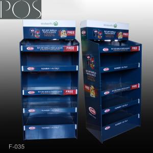 pop food floor display stand/floor display stand shelf