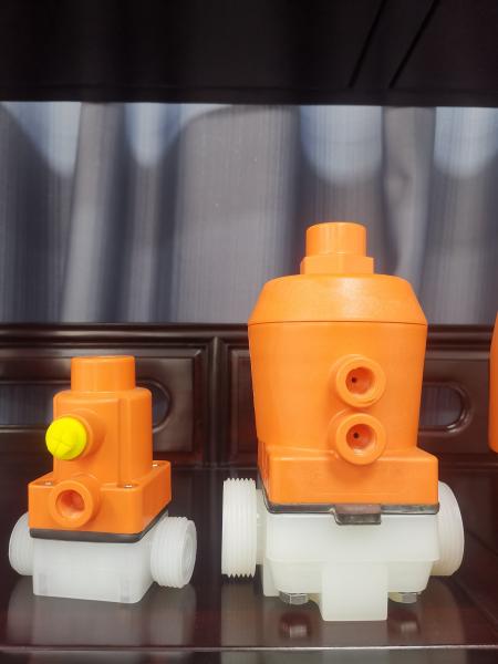 Cheap Multipurpose Pneumatic Diaphragm Valve UPVC Double Ring DN2-25 for sale