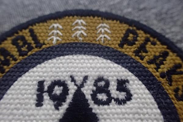 Cheap Circle High Density Custom Embroidered Back Patches for sale