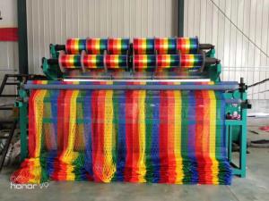 Knotless Rashal Loom Warp Knitting Machine ForCourt blocking ski safety net fall prevention net