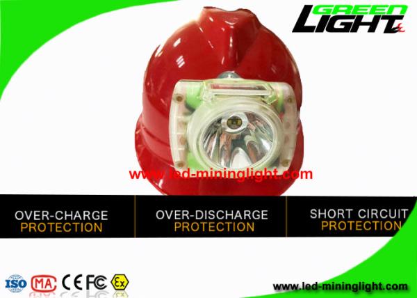 Cheap 232 Lum LED Mining Cap Lamp Anti Explosion With OLED Screen USB Charger for sale