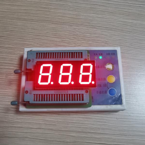 Cheap Ultra Bright Red Cathode Three Digit Seven Segment Led Display For Outdoor Display for sale
