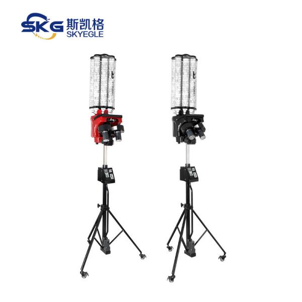 Cheap LCD Remote Control Badminton Training Machine With 180 Degree Serve for sale