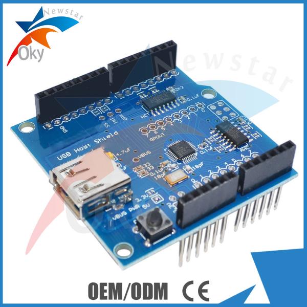 Cheap USB HOST Shield  UNO MEGA 1280 GOOGLE ADK for Arduino/ android phone/tablet pc for sale