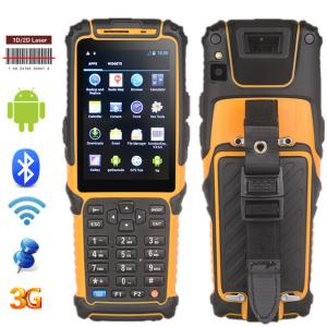 Wireless Handheld Data Collection Devices , Android Pos Terminal 3.5 LCD 50/60Hz