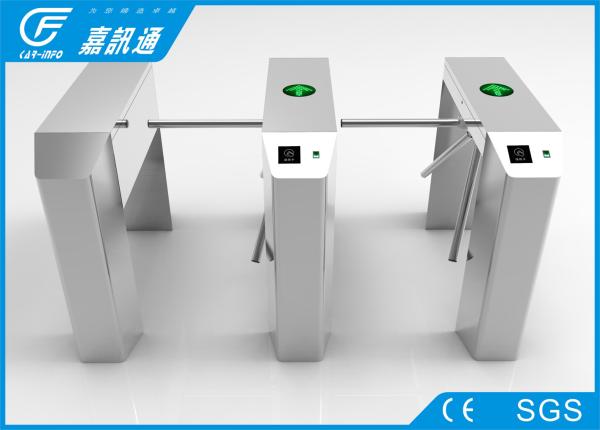 Cheap Intelligent Security Vertical Tripod Turnstile Fingerprint Access Control System for sale