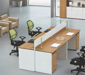 China modern 4 persons office table partition in warehouse in Foshan on sale