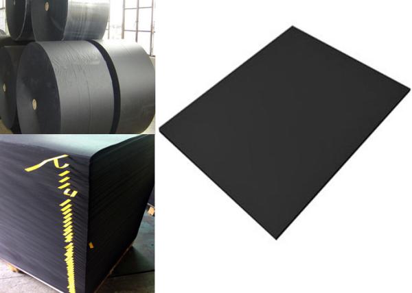 Cheap High Durability Large Roll Of Black Paper One Side or Two Side smooth Surface for sale