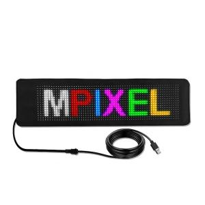 Best Rolling Pattern Animation Image Bluetooth App Control Panel Flexible LED Car Sign Display wholesale