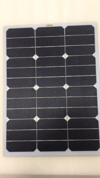 Cheap Monocrystalline SunPower Flexible Solar Panels ETFE Surface 36W For Vehicle for sale