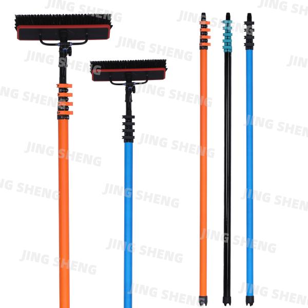 Cheap 50ft  Anti-Spin Carbon Fiber Telescopic Window Cleaning Pole For high-rise window cleaning, solar panels for sale