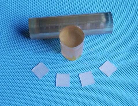 Cheap TiO2 Titanium Dioxide Crystal 10x10x0.5mmt 1sp/ 2sp Single Double Polishing for sale